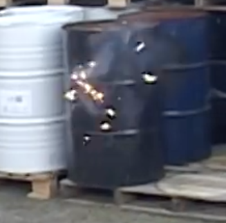 spark ball bullet strikes
